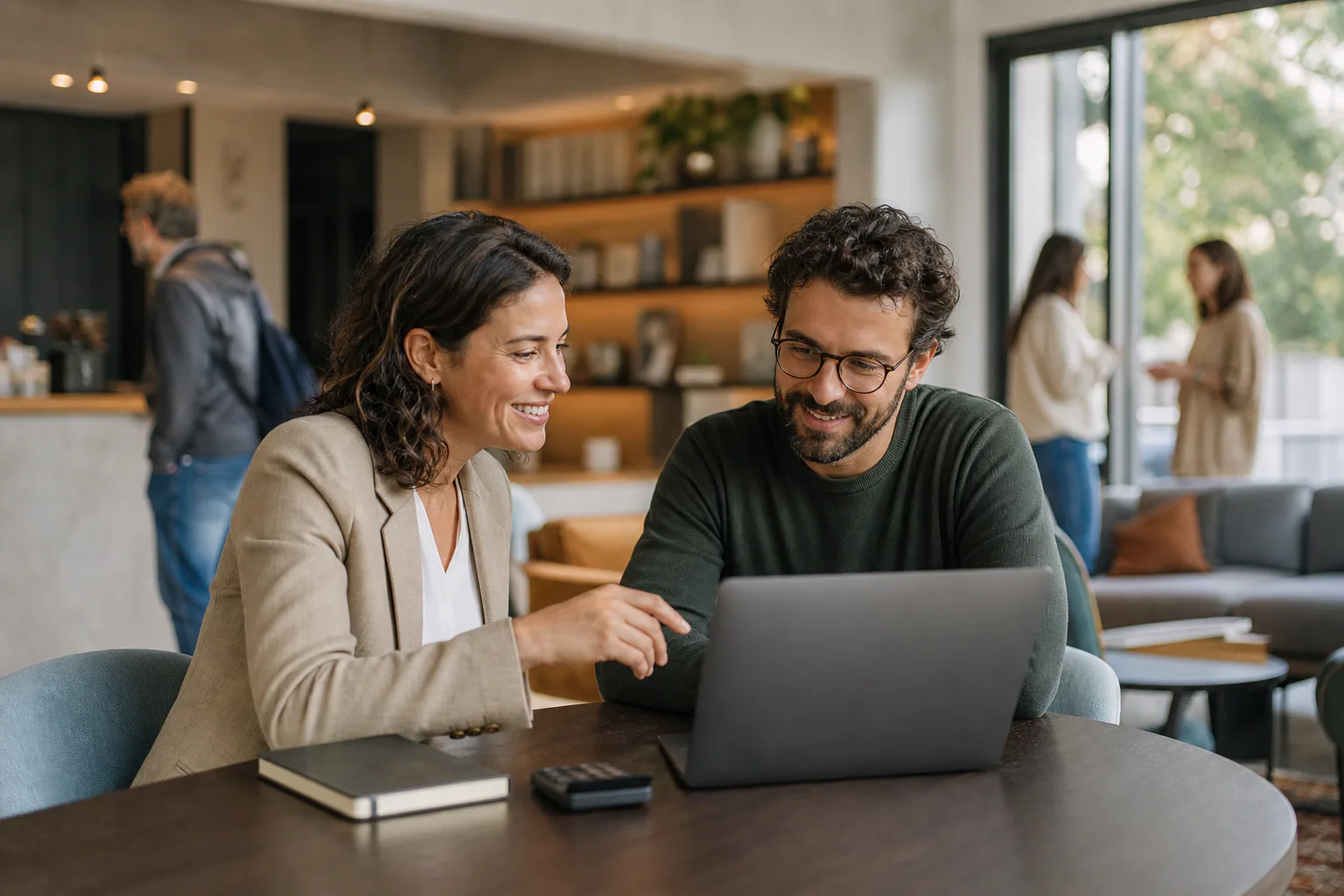 Shared workspace in the Brickfern Old Town pilot home